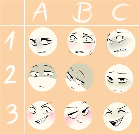 Crispych0colate “i Made Some Expression Memes For Yall These Were Actually Really Fun To Do