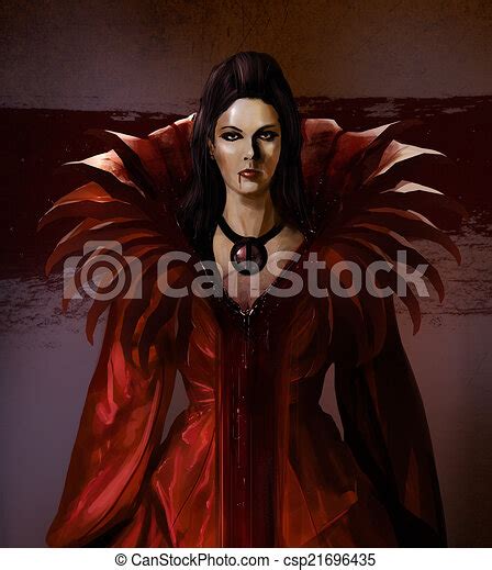 Countess Vampire Sanglant Debout Countess Art Vampire Sanglant