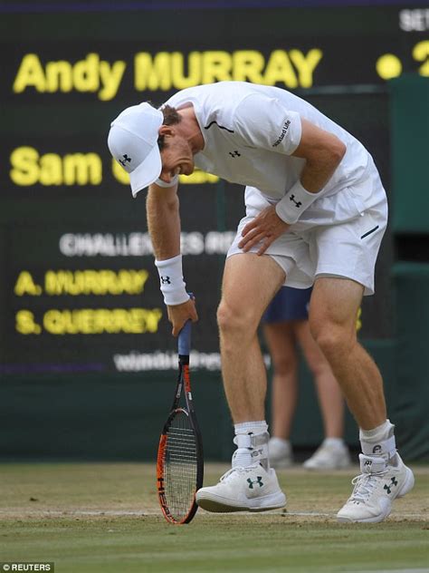 Andy Murray Recovers From Hip Injury To Face Federer Daily Mail Online