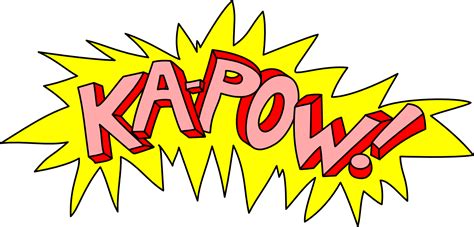 Explosion Clipart Kapow Comic Book Sounds Png 1730x830 Png Download