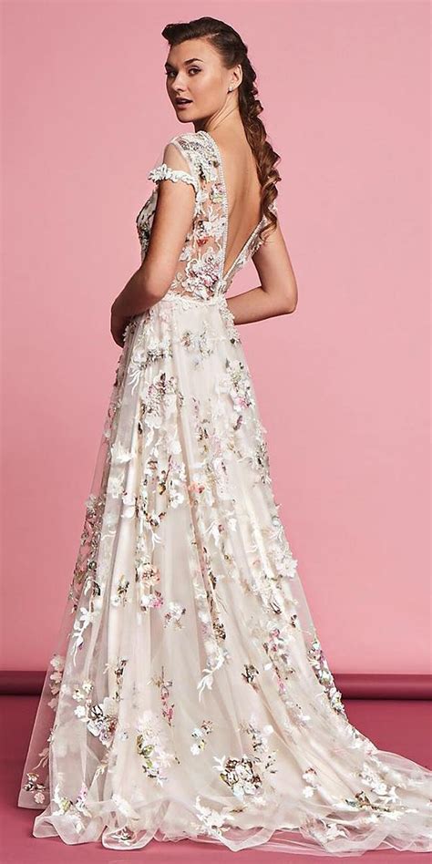 36 Ultra Pretty Floral Wedding Dresses For Brides Page 4 Of 8