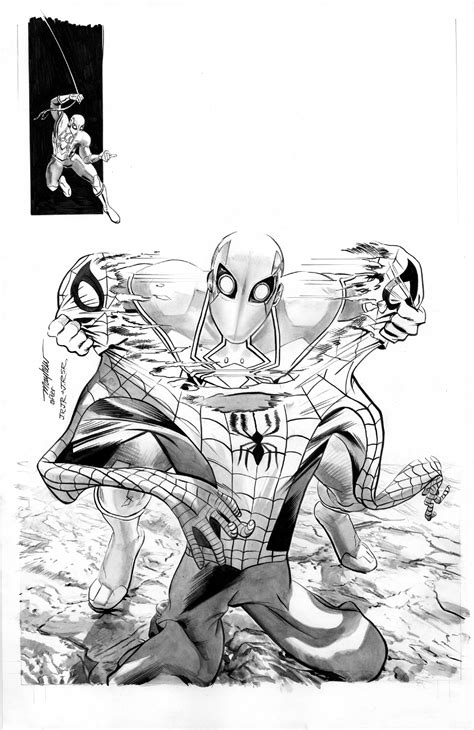 Comic Art Shop Mike Mayhew S Comic Art Shop Mike Mayhew Original Amazing Spider Man 61