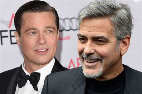 It's a lot like being george clooney. هل اختار جورج كلوني صديقة جديدة لبراد بيت؟ | الحسناء