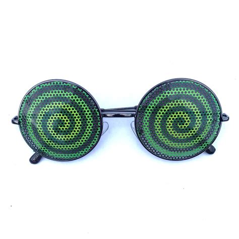 Hypnotic Swirl Round Sunglasses Etsy