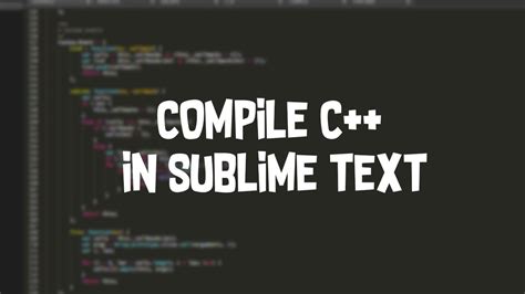 Mari pelajari cara memasukkan gambar ke dalam excel. Cara meng-compile sintaks C++ di Sublime Text dengan MinGW ...