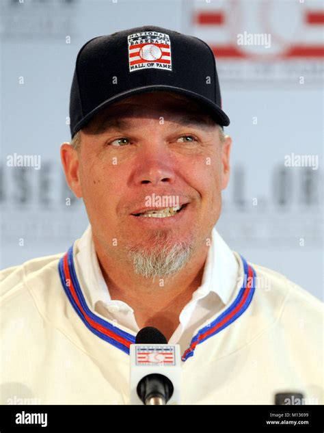 New York Ny Usa 25th Jan 2018 Chipper Jones Pictured At The Press