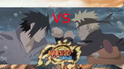 Naruto Vs Sasuke Ultima Batalla Amv Youtube