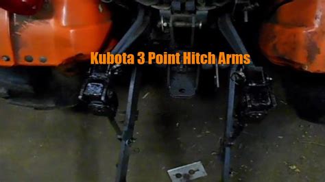 Homemade 3 Point Hitch Arm Quick Attach Setup Youtube