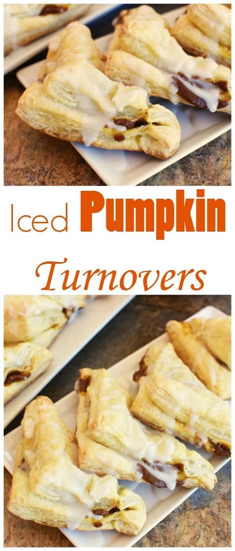 Iced Pumpkin Turnovers Recipe Recipe Pumpkin Turnover Recipe