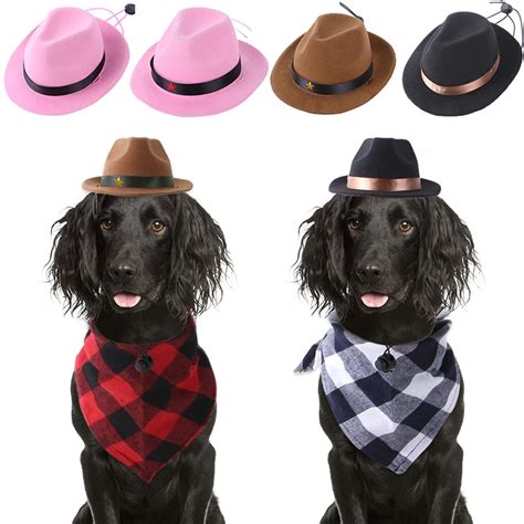 Fashion Dog Cowboy Hat Dogs Cat Outdoor Hats Caps For Small Medium Dogs