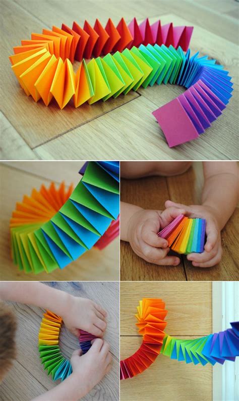 Folded Paper Garland Craft Activities For Kids Paper Garland Diy