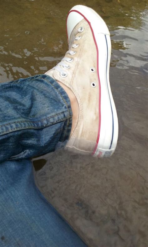 White Converse And Blue Jeans Wet Paige Atwell Flickr