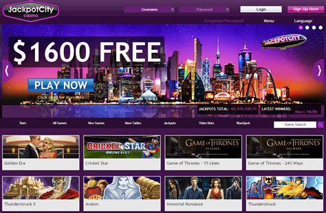 JackpotCity Casino Review Online » Play with Bonus up to NZ$1600