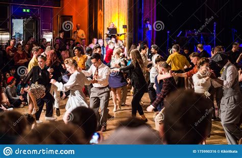 The Dance Floor At The Rock That Swing Festival In Munich Editorial
