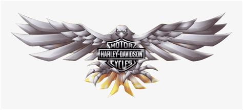 Download Harley Davidson Logo Outline Harley Davidson Wings Png Hd