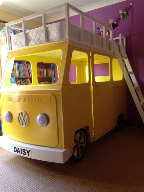 If you've got limited funds to revamp your van into a home on. Vw camper van bunk bed by www.dreamcraftfurniture.co.uk | Childrens furniture, Play house, Kids room