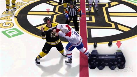 However, there is no fighting in college ice hockey nor olympic ice hockey. How to Fight in NHL 14 - YouTube