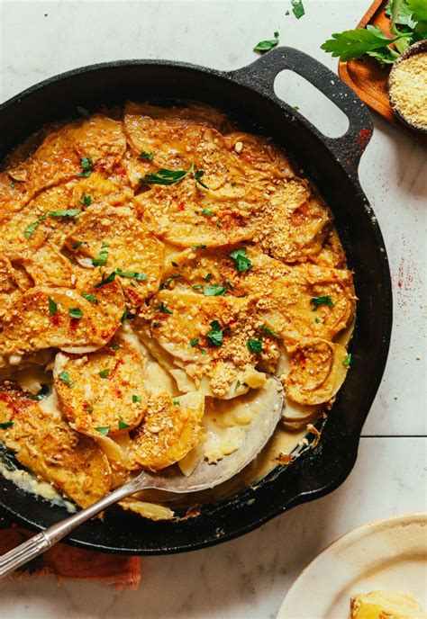 Easy Vegan Scalloped Potatoes Minimalist Baker Recipes