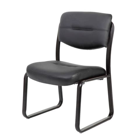Hard to adjust the tilting of the seat. Black 9539 Sled Base Armless Side Chair $120 - Better ...