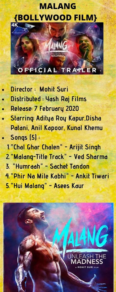 MALANG BOLLYWOOD FILM : RELEASING ON 7TH FEB 2020 - Rise and Shine