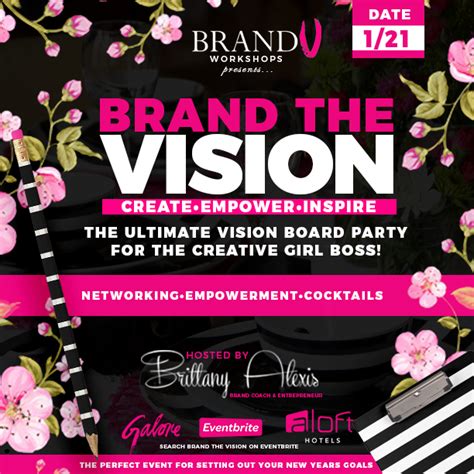 Brand The Vision Vision Board Party 21 Jan 2018