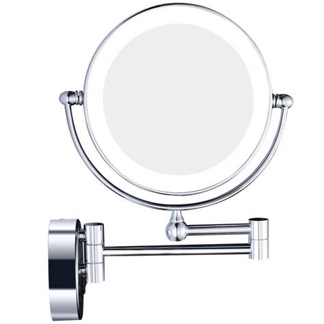 Gurun Led Lights Wall Mounted Magnifying Makeup Mirror Vanity Magnification Cosmetic Shaving