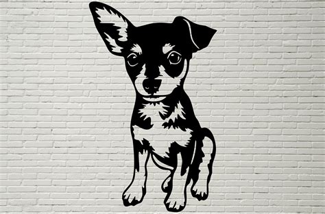 Chihuahua SVG Puppy svg Silhouettes dxf Chihuahua Dog SVG | Etsy