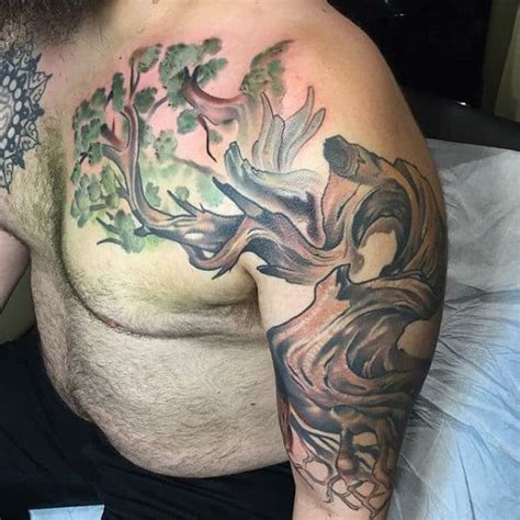 Best tree tattoo designs and ideas. 75 Tree Sleeve Tattoo Designs For Men - Ink Ideas With ...