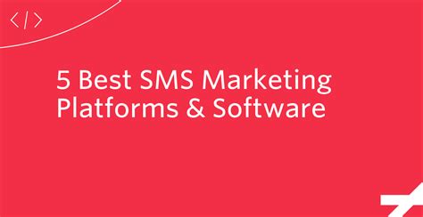 5 Best Sms Marketing Platforms Twilio