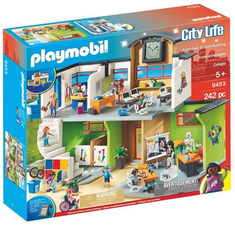 Playmobil® Konstruktions Spielset Große Schule Mit Einrichtung 9453