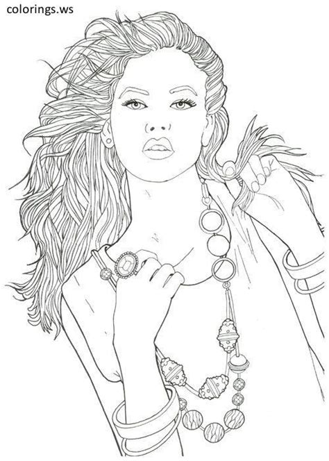 Free Printable Coloring Pages For Adults Faces - Randy Kauffman's