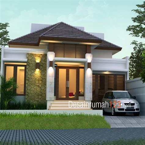 Desain rumah minimalis ukuran 6x8 yg sedang trend saat ini via rumah.hargapusat.info. Desain Rumah 1,5 Lantai di Lahan 10 x 20 M2 | DR - 1003 ...