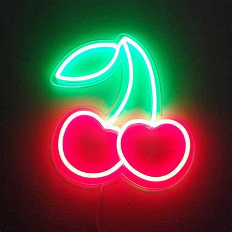 Fruit Neon Signs Led Neon Signs Etsy Neon Signs Neon Wall Art