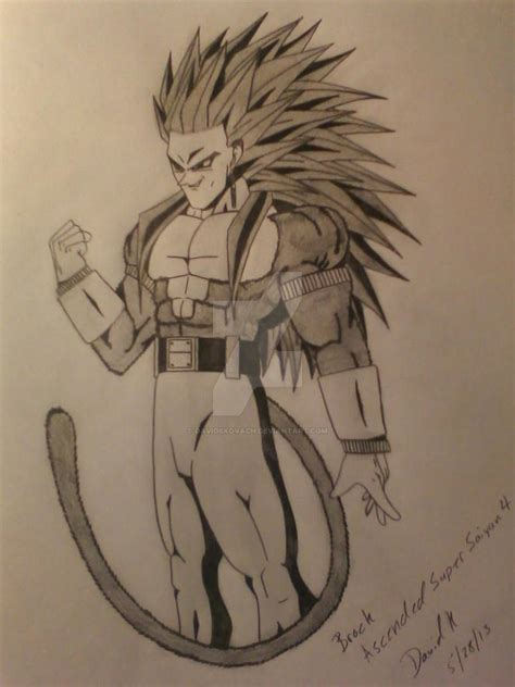 Brock Ascended Super Saiyan 4 By Davidskovach On Deviantart