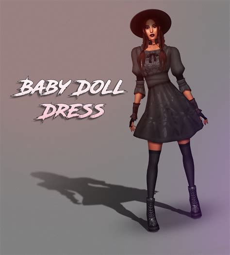 Sims 4 Doll Dress Cc
