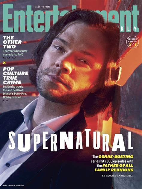 Jared Padalecki On Cover Of Entertainment Weekly Supernatural Star