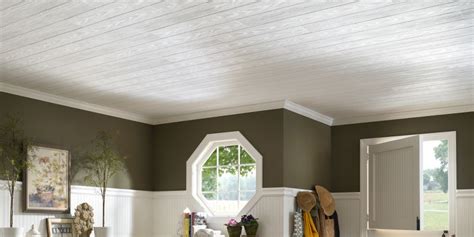 Vinyl plank is great for long term wear. Armstrong Laminate Ceiling Planks | Shelly Lighting