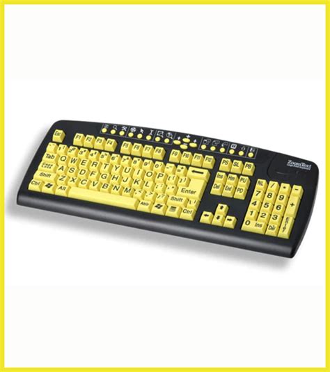 Zoomtext Large Print Keyboard Canadian Assistive Technologies Ltd