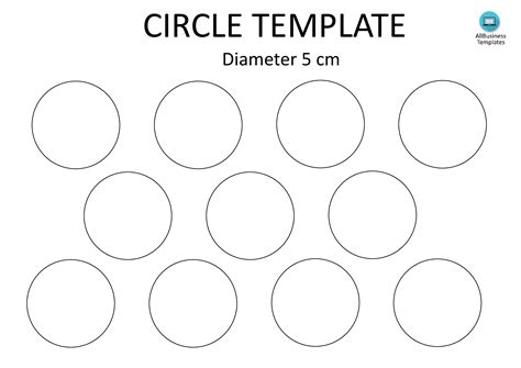 Circle Templates For Drawing