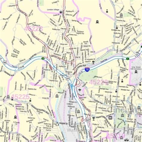 Hamilton County Ohio Map