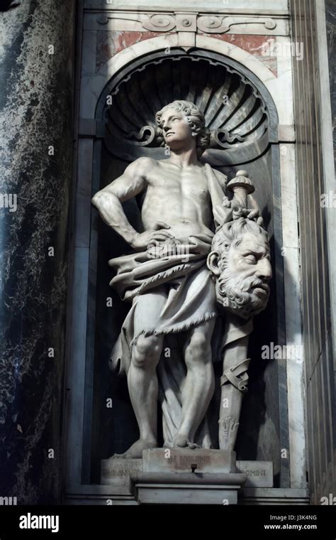 King David And Goliath Statue
