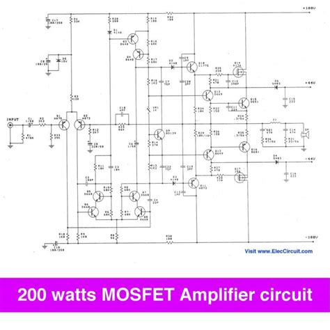 Laporan audio amplifier ocl 150 watt. 200 watt mosfet amplifier circuit to 300W on class G ...