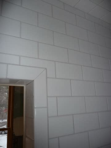 In july, jlc spent some time on site with tile contractor tom bouchard and fellow tile pro bob vedder as they prepped and tiled two bathrooms in a custom house under construction by architect and builder caleb johnson on the rocky. Subway Tile installation and bathroom window trim - part ...