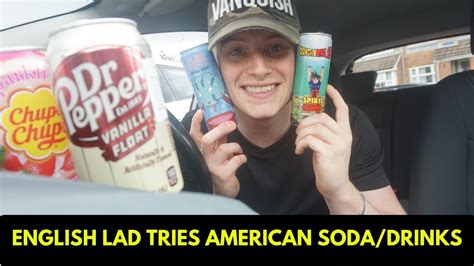 English Lad Tries American Sodasdrinks Youtube