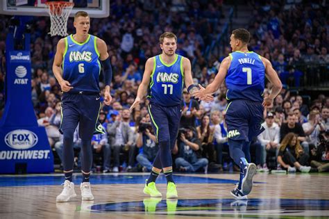 Luka doncic #77 of the dallas mavericks reacts against the la after being run off their own court by the dallas mavericks in the first two games of their opening round. Dallas Mavericks: Coach Carlisle heaps praise on Ray Spalding