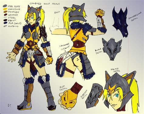 Combined Wolf Armor Concept By Makotomikami On Deviantart