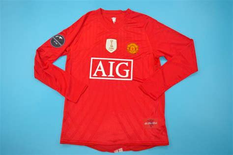 Support the squad with manchester united kits for men, women and youth fans! Manchester Utd 2008-09 Home Long-Sl. Shirt Free Shipping