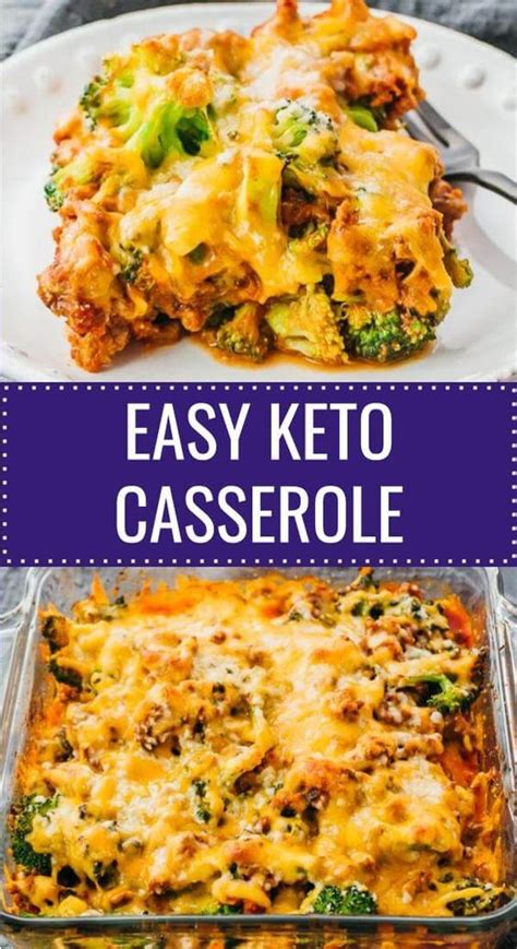 See how to make broccoli casserole with cream cheese (only 6 ingredients). Keto Casserole With Ground Beef & Broccoli - Healthy ...