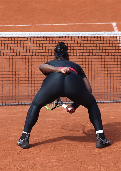 Serena And Venus Williams Compete In Women S Doubles At Roland Garros