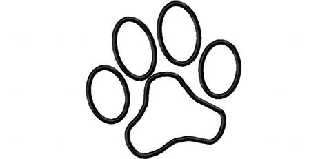 Wolf Paw Print Outline Clipart Best